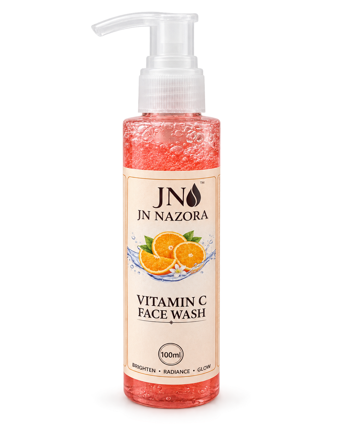 JN NAZORA Vitamin C Face Wash – Brighten, Refresh & Glow   100ml