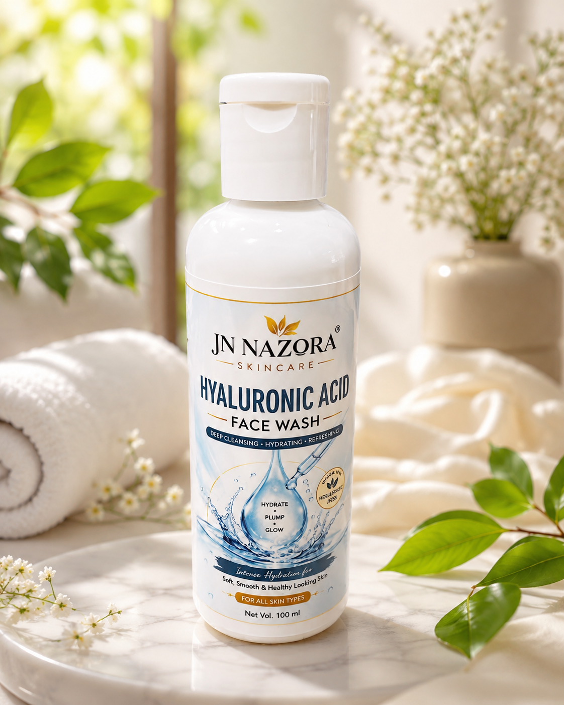 JN NAZORA Hyaluronic Acid Face Wash